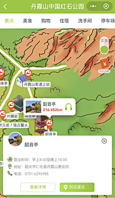 海棠湾镇景区手绘地图智慧导览和语音结合，让景区“活”起来